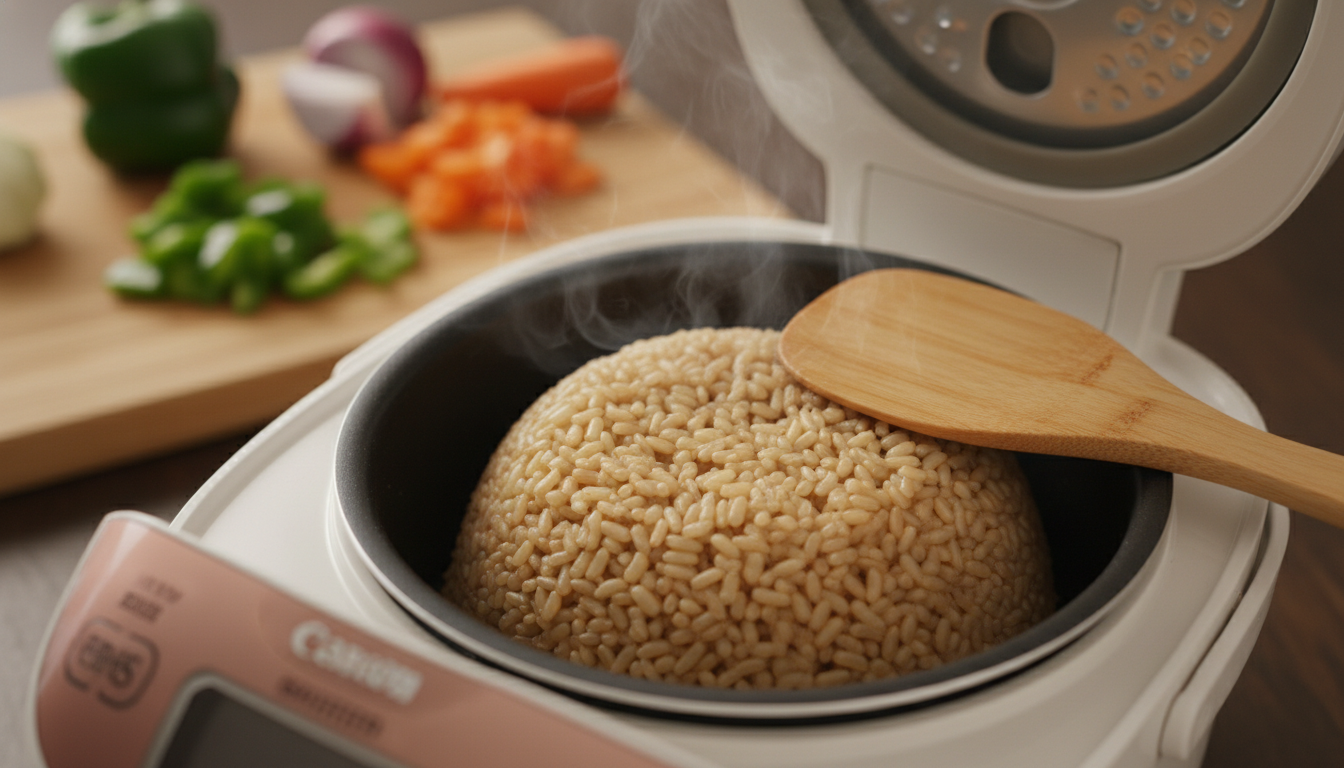 How to Cook Brown Rice in a Rice Cooker (Perfect Every Time)